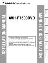 Pioneer AVH-P7500DVD Le manuel du propriétaire
