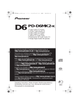 Pioneer PD-D6MK2-K Le manuel du propriétaire