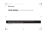 Pioneer VSX-S500 Le manuel du propriétaire