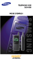 Samsung SGH-600 Le manuel du propriétaire