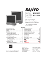 Sanyo DS27930, DS32424 Manuel utilisateur