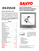 Sanyo DS35520 Le manuel du propriétaire