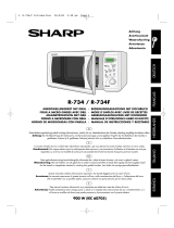 Sharp R-734 Le manuel du propriétaire