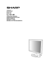Sharp LL-151-3D Le manuel du propriétaire