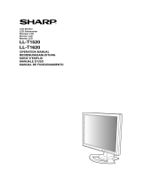Sharp LL-T1620 Le manuel du propriétaire