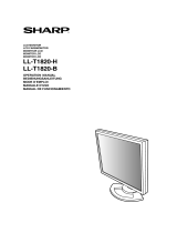 Sharp LL-T1820H/B Manuel utilisateur