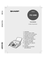 Sharp FO-1460 Le manuel du propriétaire