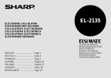 Sharp EL-2135 Le manuel du propriétaire