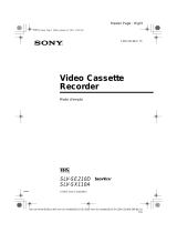Sony SLV-SX110A Le manuel du propriétaire