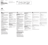 Sony WM-FX277 Manuel utilisateur