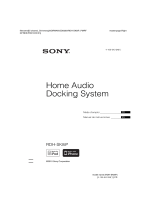 Sony RDH-SK8iP Le manuel du propriétaire