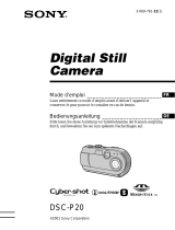 Sony Cyber-Shot DSC P20 Le manuel du propriétaire
