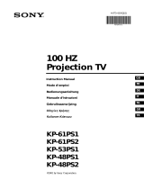 Sony KP-48PS2 Manuel utilisateur
