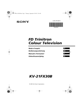 Sony KV-21FX30B Le manuel du propriétaire