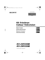 Sony KV-29FX30B Le manuel du propriétaire