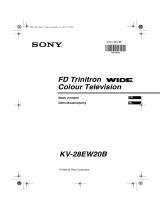 Sony KV-28EW20B Le manuel du propriétaire