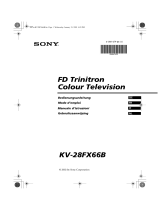 Sony kv 28fx 66 wega Le manuel du propriétaire