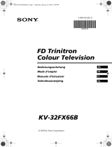 Sony kv 32 fx 66 Le manuel du propriétaire