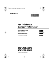 Sony KV-32LS60B Le manuel du propriétaire