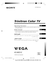 Sony KV-BZ212M80 Le manuel du propriétaire