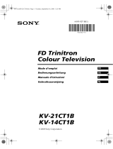 Sony KV-14CT1B Le manuel du propriétaire