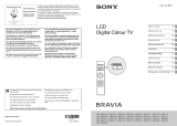 Sony Bravia KDL-32EX605 Le manuel du propriétaire