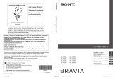 Sony KDL-37W5500 Le manuel du propriétaire