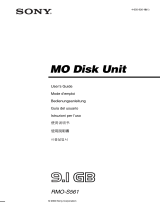 Sony RMO-S561 Le manuel du propriétaire
