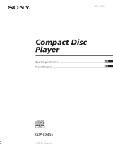 Sony CDP-CX455 Le manuel du propriétaire