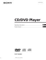 Sony DVP-S500D Le manuel du propriétaire
