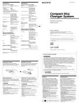 Sony CDX-530RF Le manuel du propriétaire