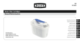 Xavax Water Filter Cartridges Manuel utilisateur