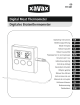 Xavax Digital Meat Thermometer Manuel utilisateur