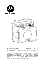 Motorola SP019 Manuel utilisateur