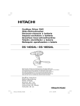 Hitachi DS18DSAL Le manuel du propriétaire