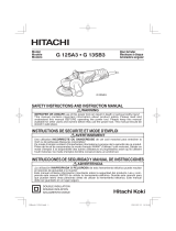 Hitachi G 12SA3 Manuel utilisateur