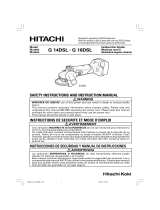 Hitachi G 14DSL Safety Instructions And Instruction Manual