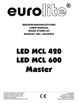 EuroLite LED MCL 420 Master Manuel utilisateur