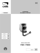 CAME F7001E Guide d'installation