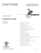 Craftmade Waterfront WAT52 Guide d'installation