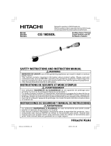 Hitachi CG 18DSDL Manuel utilisateur