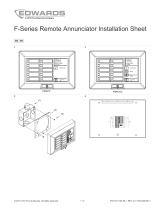 EDWARDS F-Series Remote Annunciator Guide d'installation