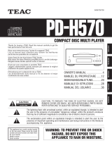TEAC PD-H570 Le manuel du propriétaire