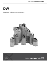 Grundfos DW.50.09.A3 Installation And Operating Instructions Manual