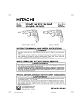 Hitachi W 6VB3 Manuel utilisateur