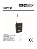 HQ Power MICW43 Manuel utilisateur