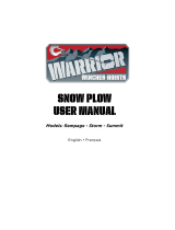 WARRIOR Rampage Snow Plow Manuel utilisateur