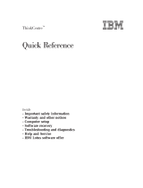 Lenovo ThinkCentre A51 Quick Reference Manual