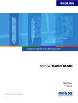 Matrox G450 MMS Manuel utilisateur