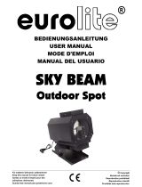 EuroLite Sky Beam Manuel utilisateur